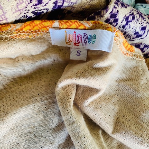 LuLaRoe Sara Long Duster Open Front Cardigan Top - Picture 9 of 9